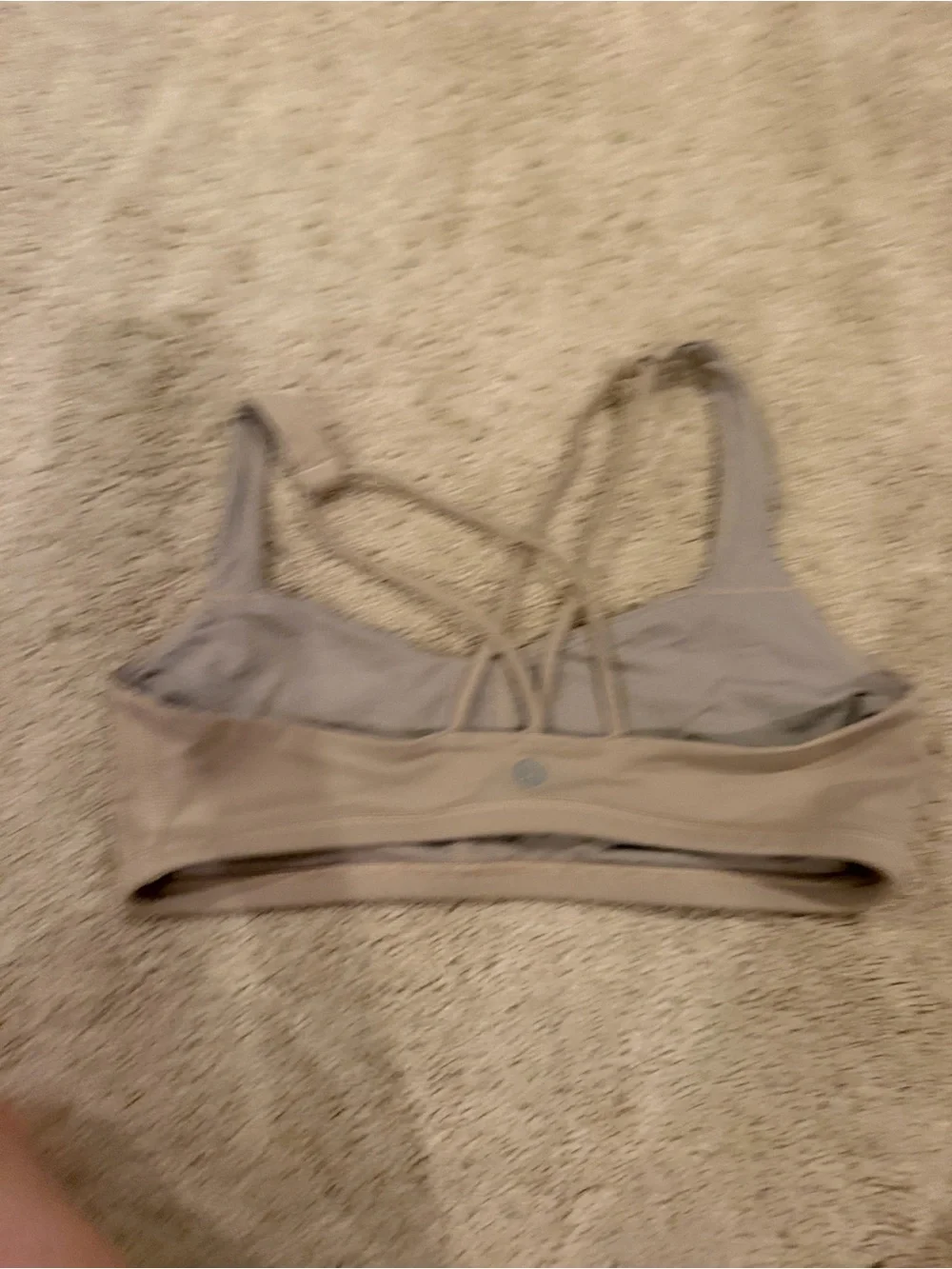 lululemon athletica Light Taupe Free to Be Sports Bra
